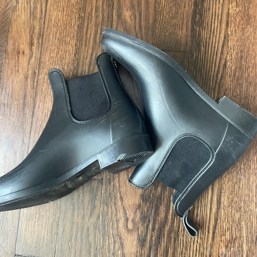 Sam edelman black rain booties